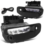 2019-2022 RAM 1500 LED DRL Fog Lights Chrome Clear