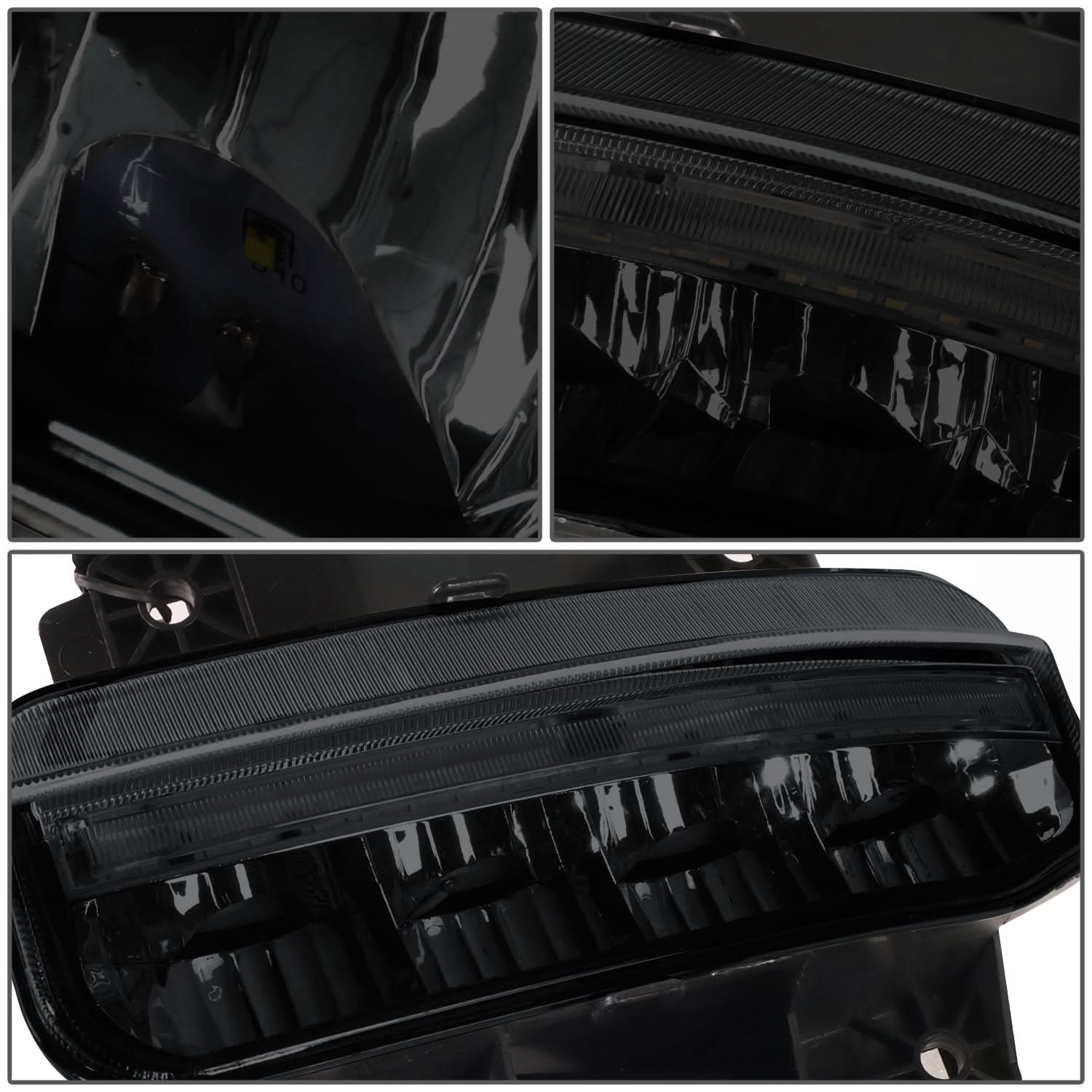 2019-2022 RAM 1500 LED DRL Fog Lights - Smoked