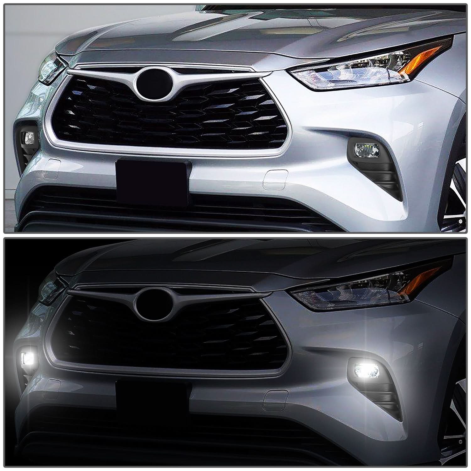 2020-2022 Toyota Highlander LED Fog Lights with Switch & Wiring