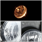 2001-2007 GMC Sierra Chrome Clear Fog Lights H10 Bulb