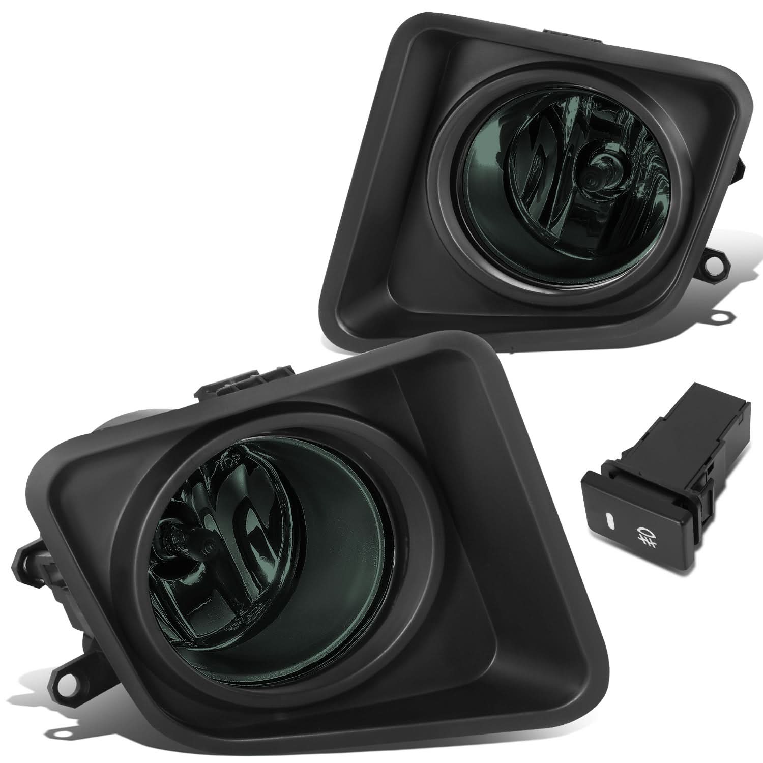 2014-2021 Toyota Tundra Smoked Fog Lights with Switch & Wiring