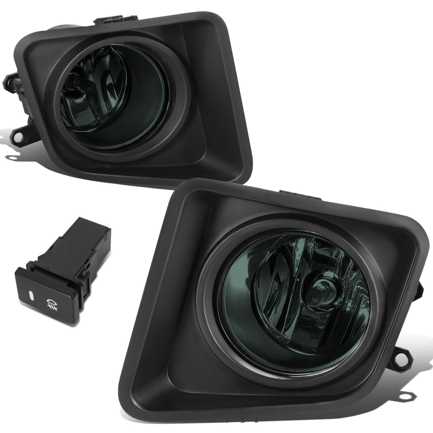 2014-2021 Toyota Tundra Smoked Fog Lights with Switch & Wiring