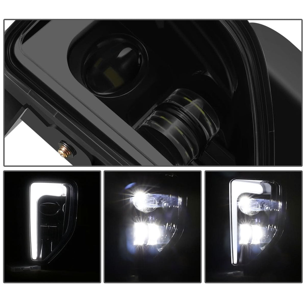 2016-2018 Chevrolet Silverado 1500 LED Fog Lights Smoke Lens