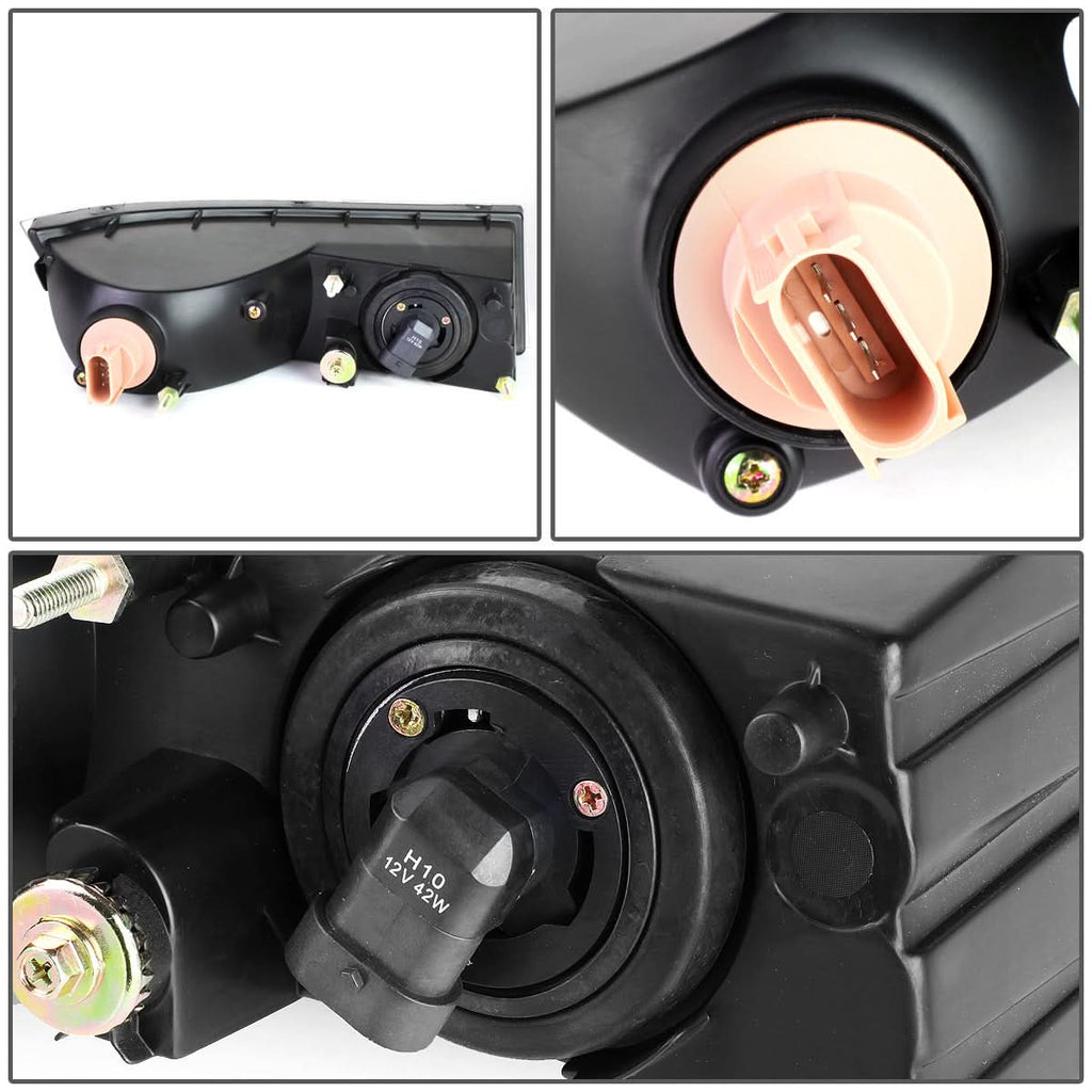 07-14 Cadillac Escalade Fog Lights with Switch and Bezel - H10 Amber