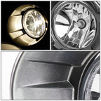 2010-2013 Chevrolet Camaro Fog Lights with Bezel - Chrome/Clear