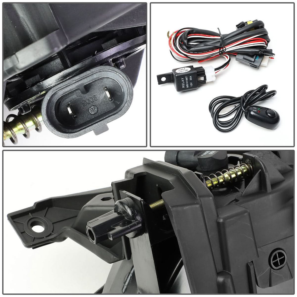 2013-2018 RAM 1500 Fog Lights with Switch - Smoke