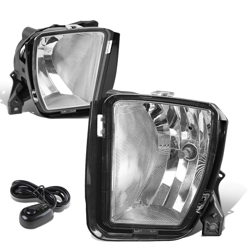 2013-2018 Ram 1500 Fog Lights with Switch - Chrome/Clear