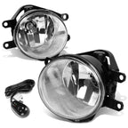 12-18 Toyota Multi-Model Fog Lights with Switch H16 Chrome/Clear