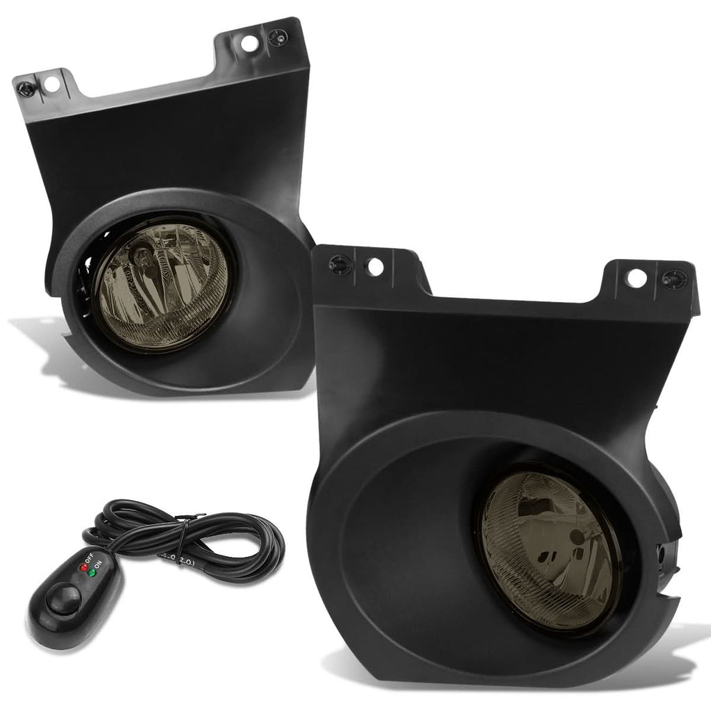 2009-2014 Ford F-150 Fog Lights with Switch and Bezel - Smoke
