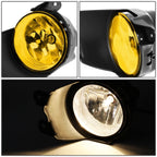 2008-2017 Toyota Sequoia Fog Lights with Switch H10 Bulb Amber