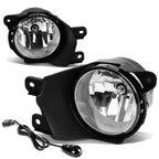 08-17 Toyota Sequoia Fog Lights with Switch H10 Bulb Chrome Clear