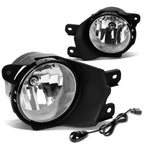 08-17 Toyota Sequoia Fog Lights with Switch H10 Bulb Chrome Clear