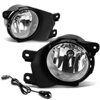 08-17 Toyota Sequoia Fog Lights with Switch H10 Bulb Chrome Clear