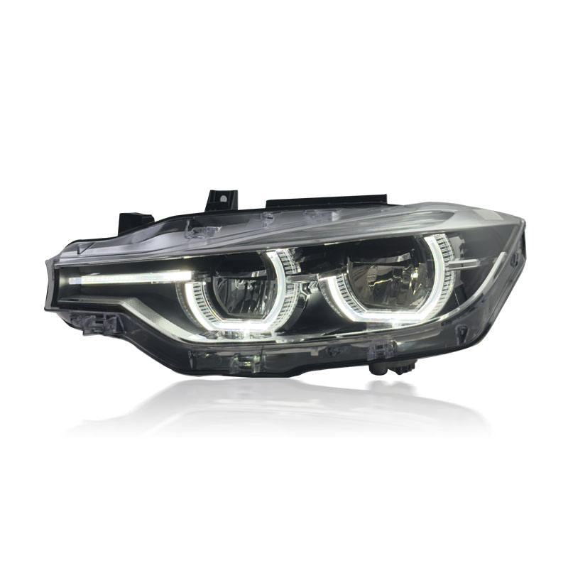 Led Headlights Dual Color DRL for BMW F30 F35 F80 3 Series M3 by Stratec Systems