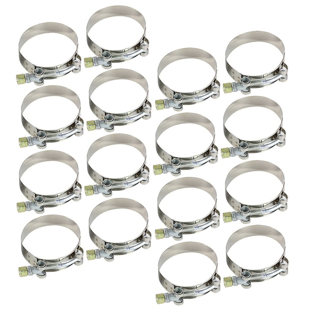 Universal 2.25" Aluminum Intercooler Piping Kit - 8PC w/ Clamps