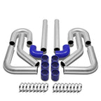 Universal 2.75" Aluminum Intercooler Piping Kit - 8PC with Clamps