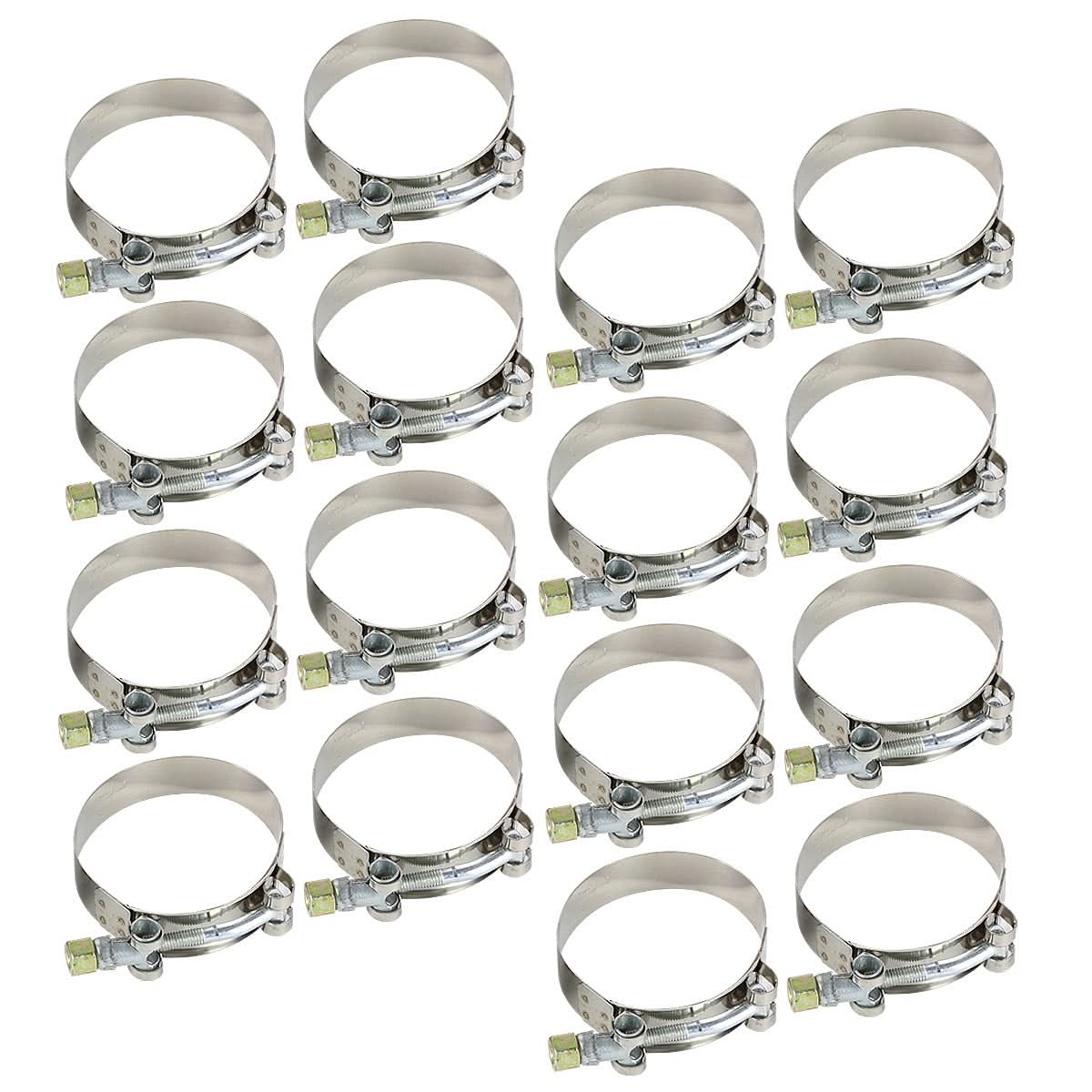 Universal 2.75" Aluminum Intercooler Piping Kit - 8PC with Clamps