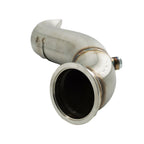 D Series Tear Drop Hood Exit Up Pipe Dump Tube For Top Mount Turbo Manifold Outlet - Bull Boost Performance