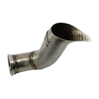 B Series Tear Drop Hood Exit Up Pipe Dump Tube For Top Mount Turbo Manifold Outlet - Bull Boost Performance