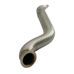 D Series Tear Drop Hood Exit Up Pipe Dump Tube For Top Mount Turbo Manifold Outlet - Bull Boost Performance