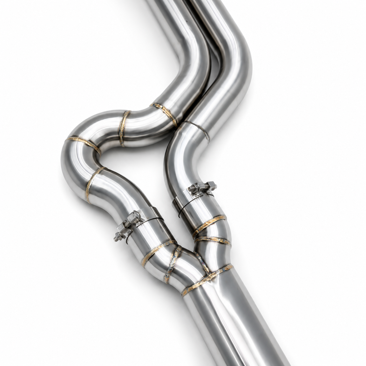 304 Stainless Exhaust System FTM Midpipe for BMW G80 G82 G83 M3 M4 by Stratec Systems