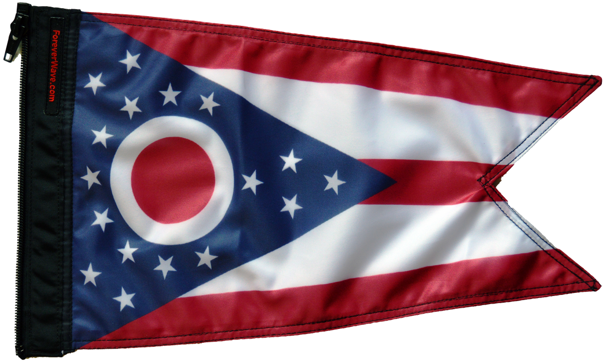 State Flag Ohio 12"x18" Forever Wave Flag