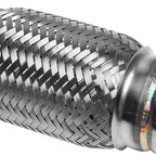 97-01 Toyota Flex Pipe 2.00" IN / 2.50" OUT 3-Bolt Flange+O2 Port