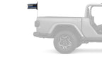 Blue Lives Matter 12"x18" Forever Wave Flag for Jeep Wrangler JL 2-Door 2018-Present