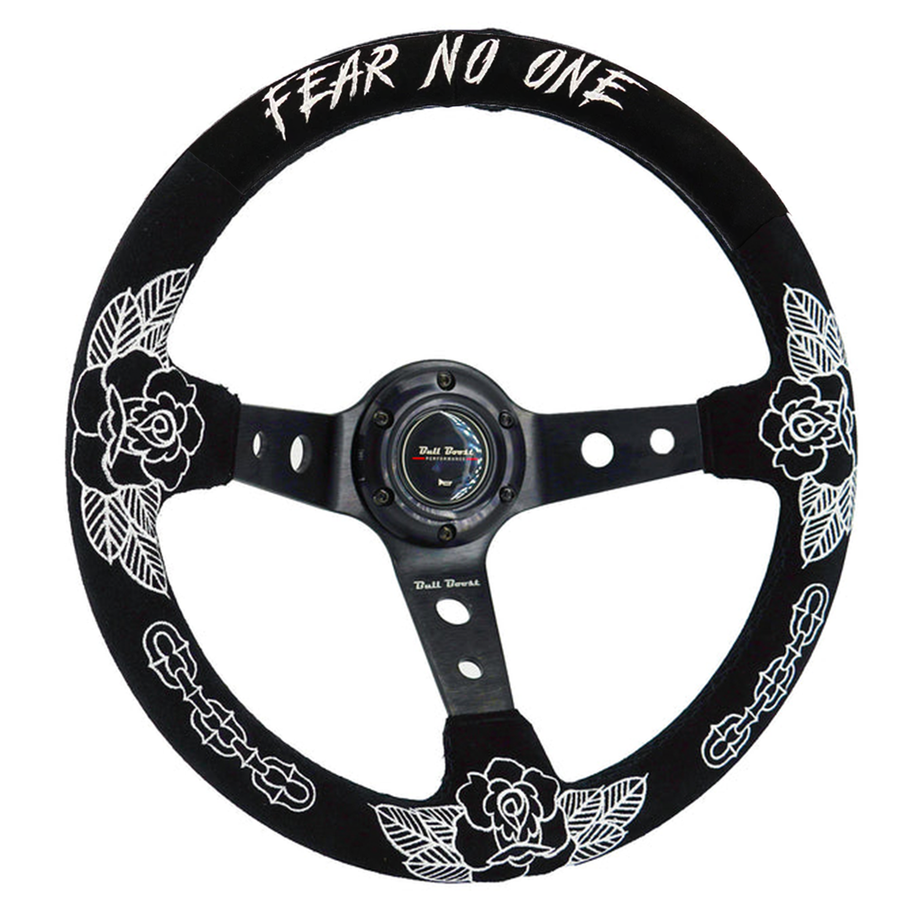 BW Rose Steering Wheel + Hub Adapter Kit For 96-06 Civic Prelude, S2000, Accord, RSX - Bull Boost Performance