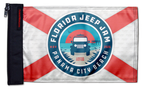 Florida Jeep Jam 2026 12"x18" Forever Wave Flag for Boats