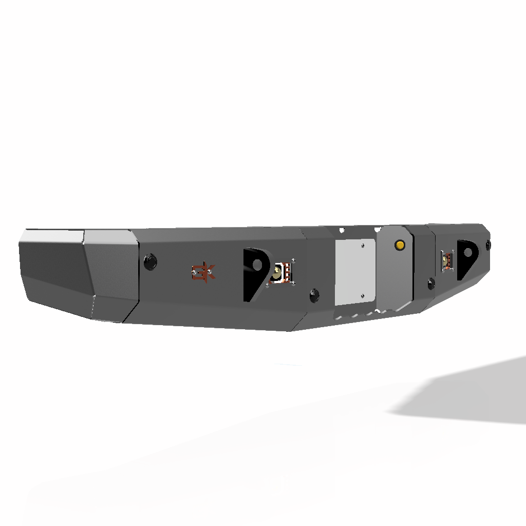 Gauntlet Rear Bumper for 2020+ Jeep Gladiator JT By Gatekeeper Off-Road