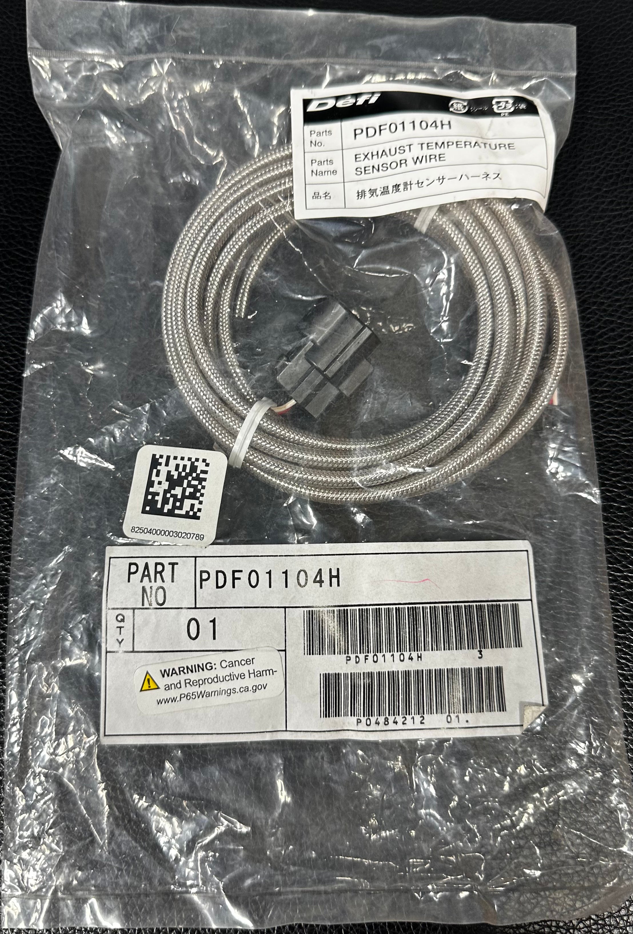 Defi PDF01104H Exhaust Temperature Sensor Wire 2.5m for Defi-Link Series