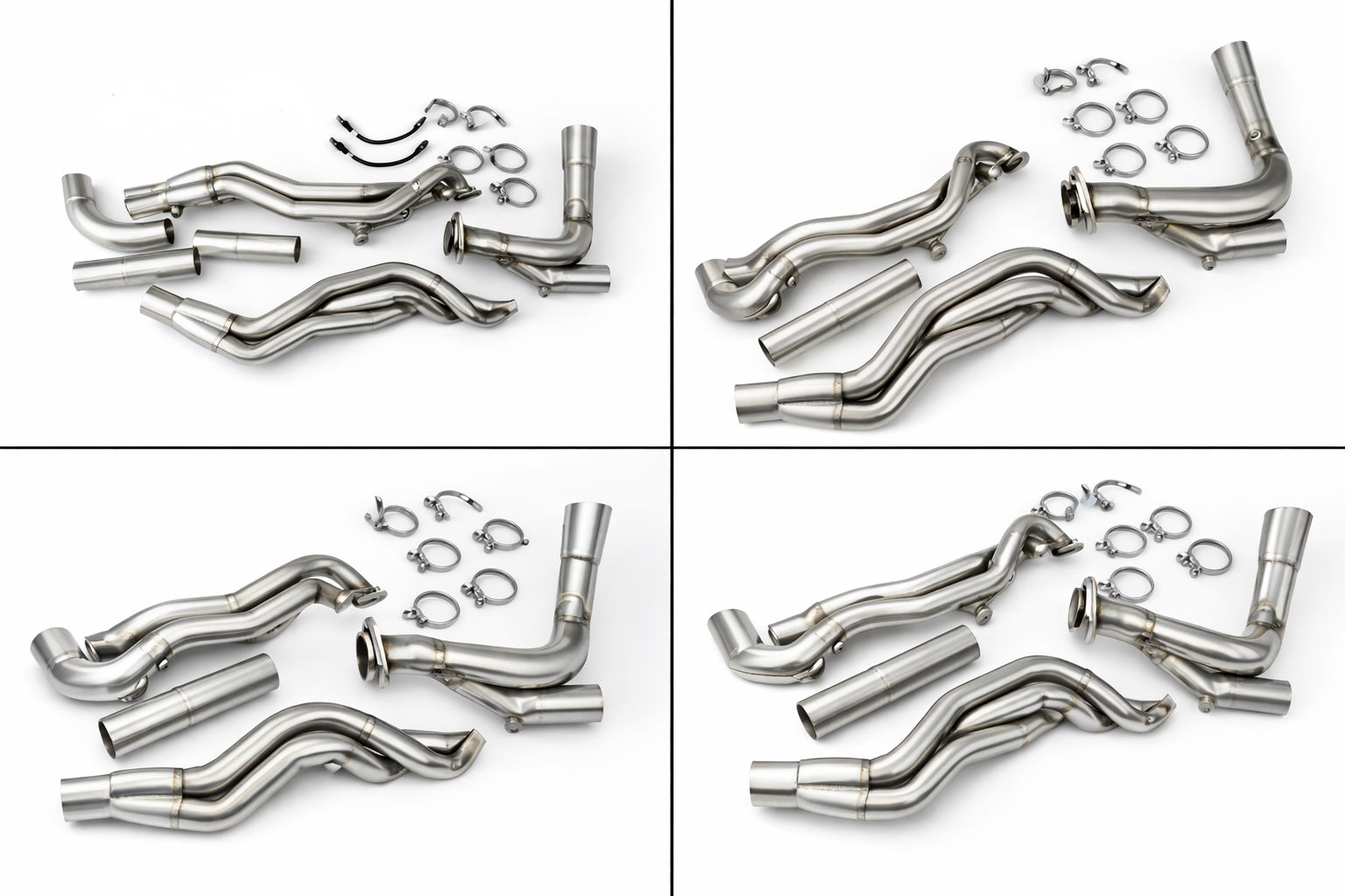 SPDZ1 2015-2025 Ford F150 1 7/8" Long Tube Headers with Off Road Pipe