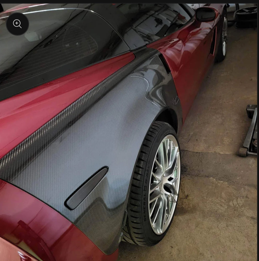 Faircloth Composites Corvette C6 Z06 and ZR1 Carbon Fiber Fender Upgrade from Anderson