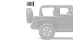 5 O'Clock 12"x18" Forever Wave Flag for Jeep Wrangler CJ-7 and CJ-8 1976-1986