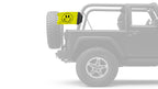 Smiley Face 12"x18" Forever Wave Flag for Jeep Wrangler JKU 4-Door 2007-2018