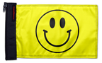 Smiley Face 12"x18" Forever Wave Flag for Jeep Wrangler JKU 4-Door 2007-2018