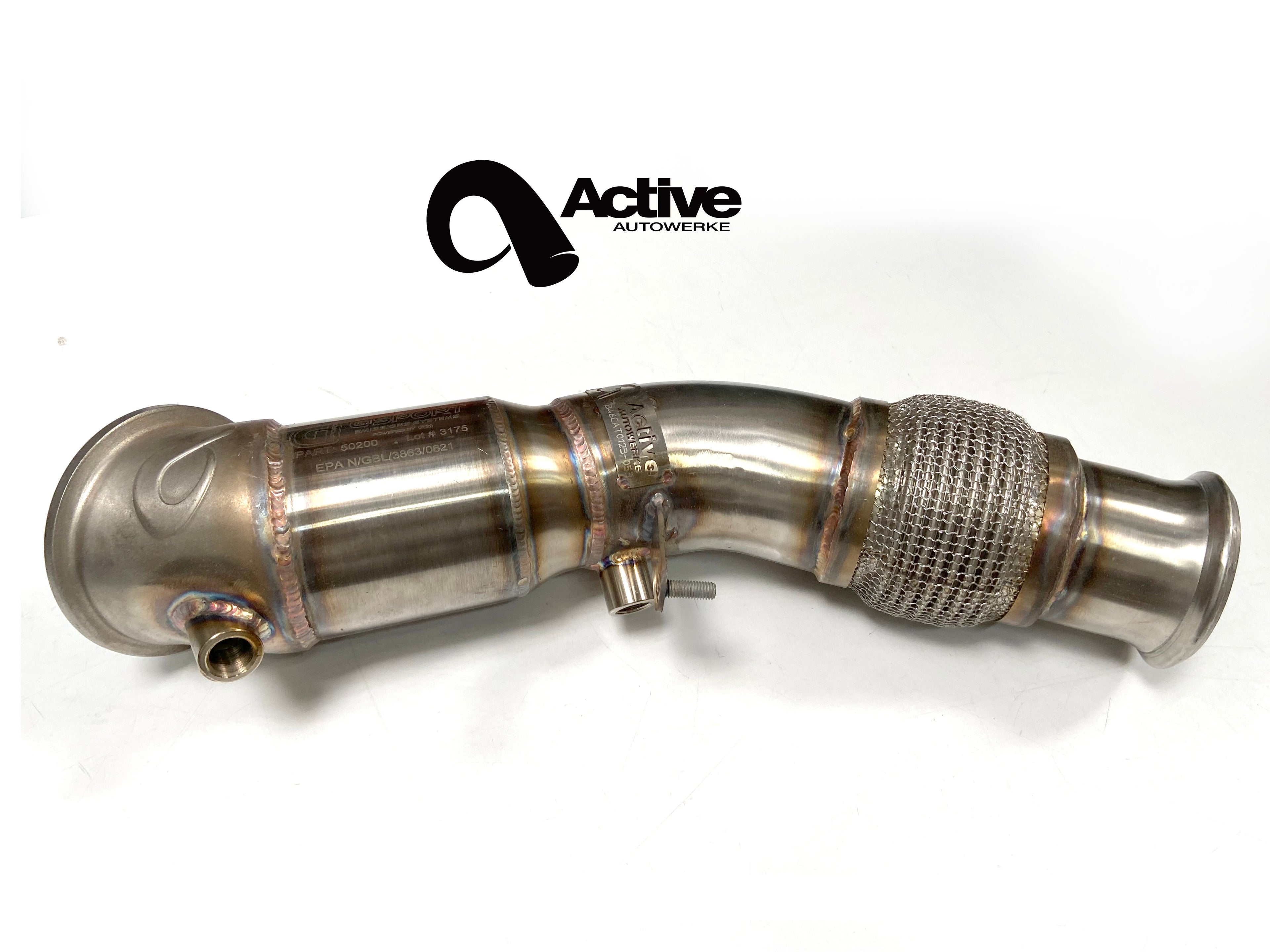Active Autowerke BMW B46/B48 G2X 230i 330i 430i GESI Catted Downpipe