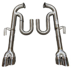 3" Axle Back Exhaust For Caprice PPV 6.0L 3.5" Quad Tips High Flow 304ss - Bull Boost Performance