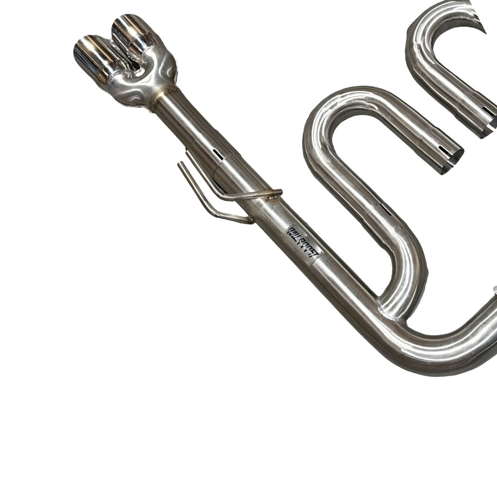 3" Axle Back Exhaust For Caprice PPV 6.0L 3.5" Quad Tips High Flow 304ss - Bull Boost Performance