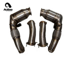 Active Autowerke G90 M5 AFlow Catted Downpipes