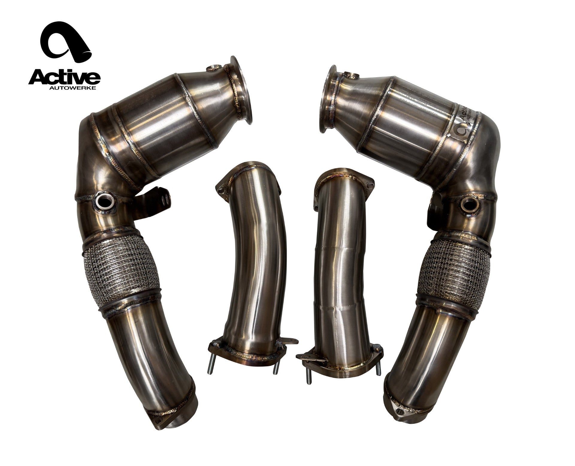 Active Autowerke G90 M5 AFlow Catted Downpipes