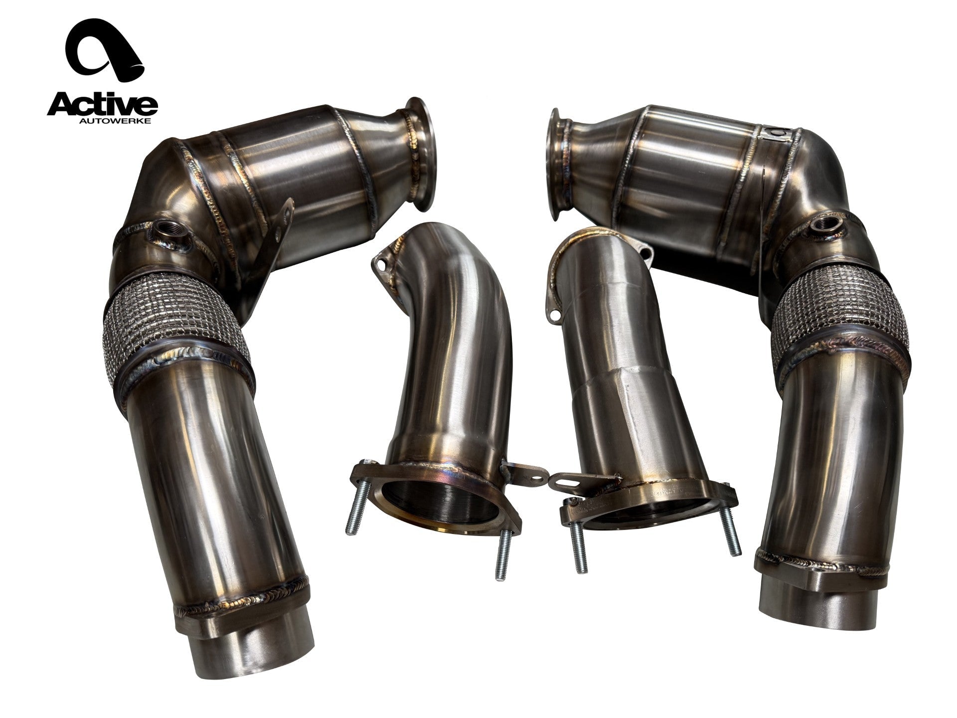 Active Autowerke G90 M5 AFlow Catted Downpipes