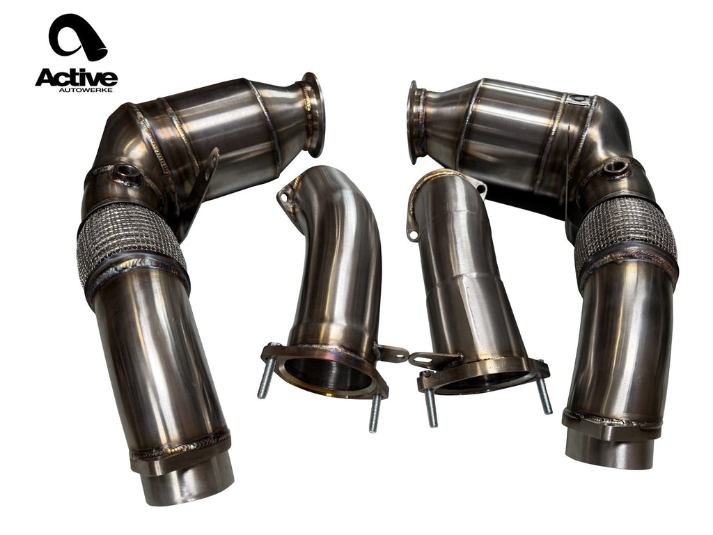 Active Autowerke S68T GESI Catted Downpipes for x-body