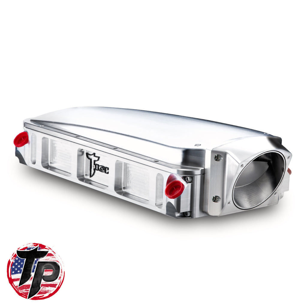 Tick 1500hp Ultra Low Profile Billet Air-to-Water Intercooler for Holley Ram Intakes By Tick Performance