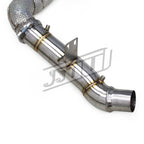 High Flow Race Stainless Downpipe for Mercedes Benz GLE63 AMG 4.0TT W166 W167 - Bull Boost Performance
