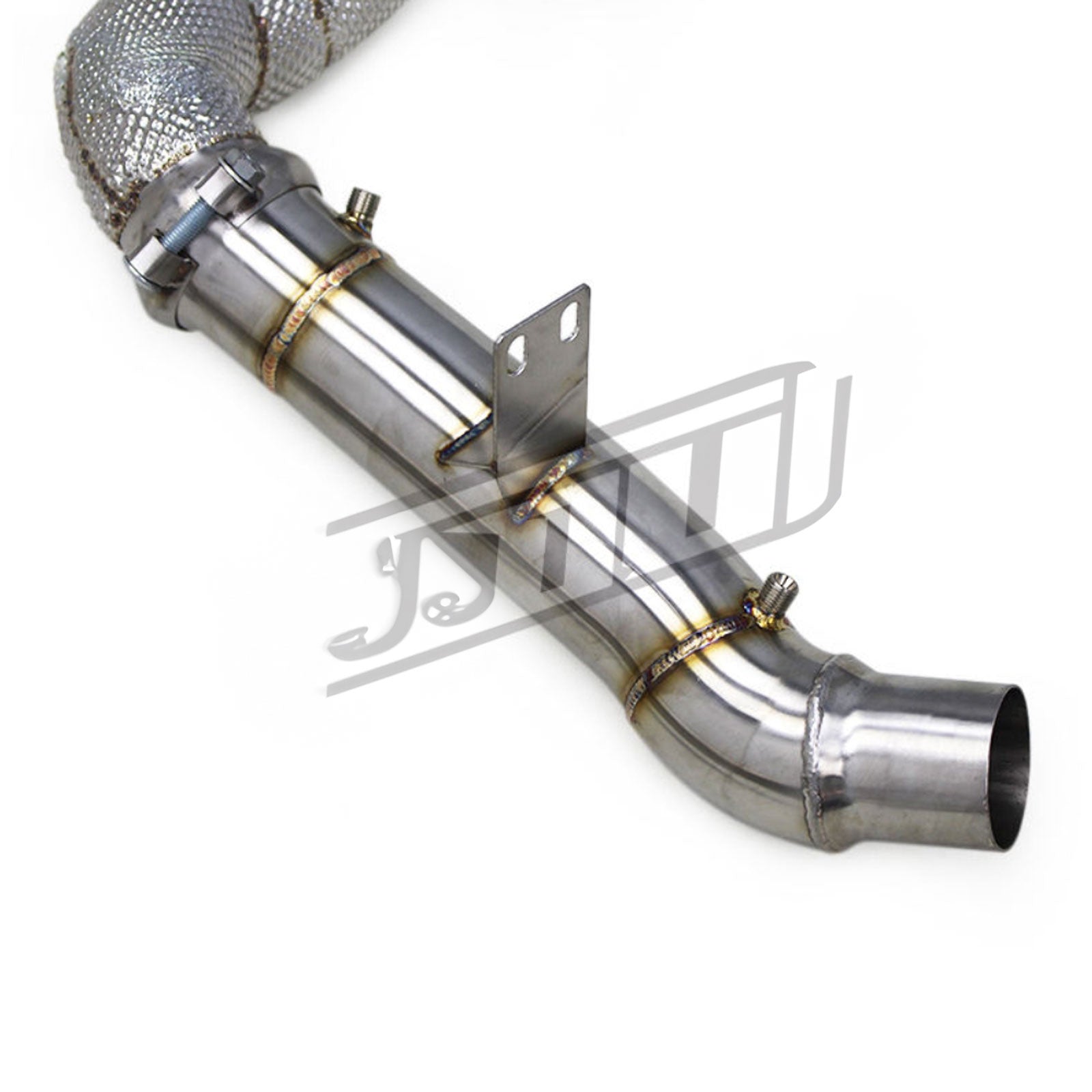 High Flow Race Stainless Downpipe for Mercedes Benz GLE63 AMG 4.0TT W166 W167 - Bull Boost Performance