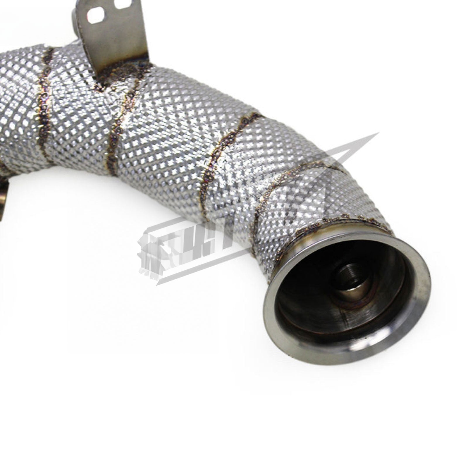 High Flow Race Stainless Downpipe for Mercedes Benz GLE63 AMG 4.0TT W166 W167 - Bull Boost Performance