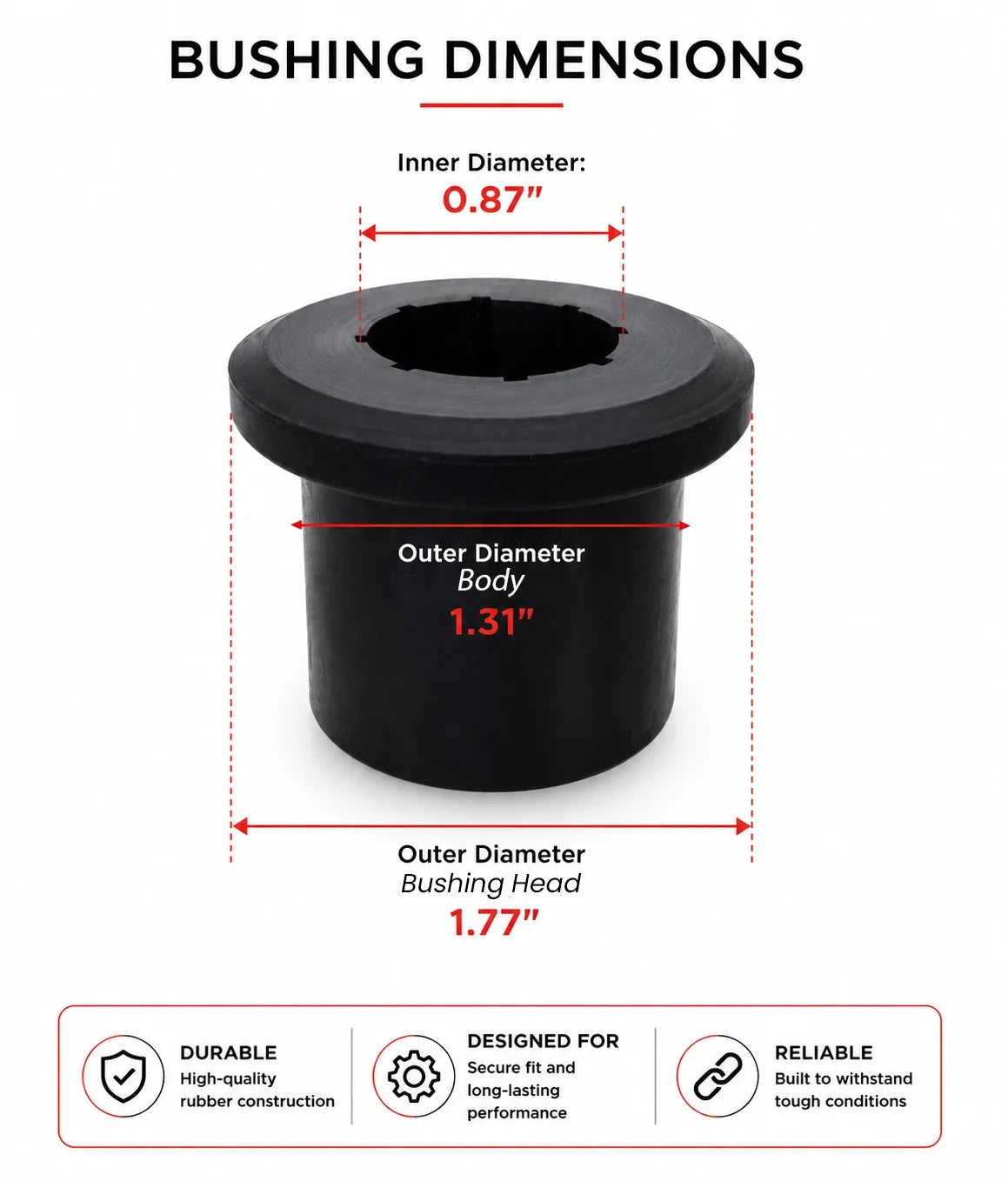 Granatelli Motor Sports Tubular A-Arm Bushing Rebuild Kit GM-TA-KIT - Granatelli Motor Sports