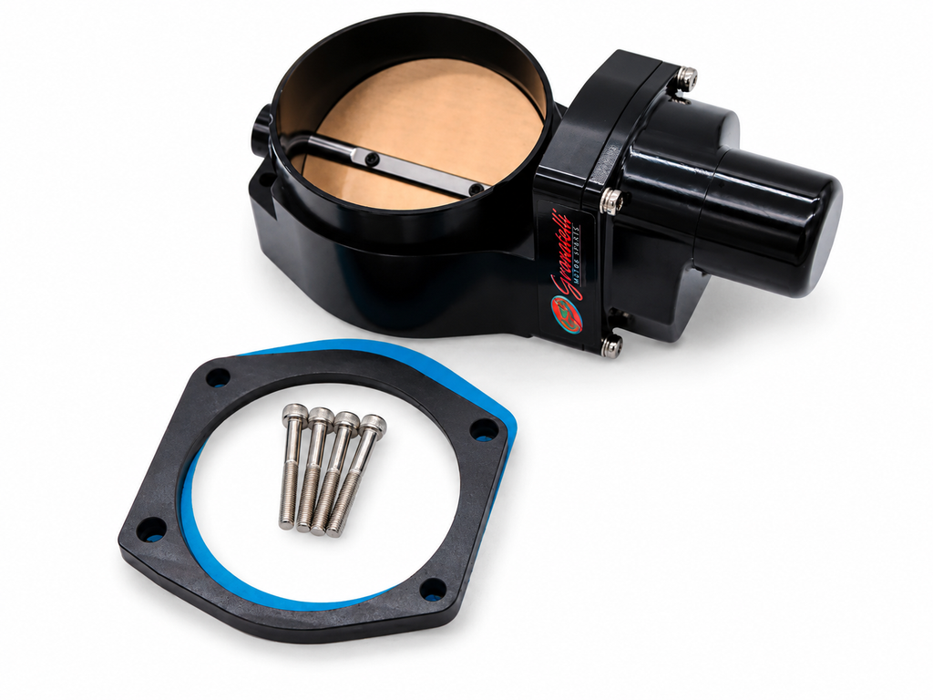 08-23 GM LS3/LSA/LSX Drive-By-Wire 103mm Throttle Body - Black - Granatelli Motor Sports